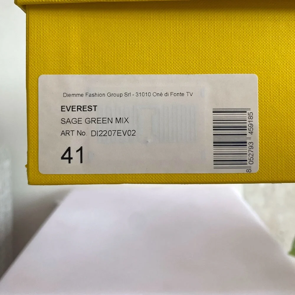 Mens sz 41 (US 8.5) Diemme Everest Sage Green Mix Boots - Picture 8 of 8